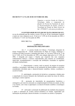 Carreira Gest&atilde;o Ci&ecirc;ncia e Tecnologia - TCE