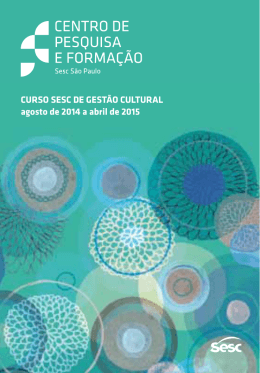 Informa&ccedil;&otilde;es Gerais e Matriz Curricular