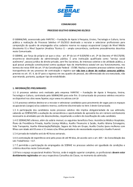 Abertura Edital