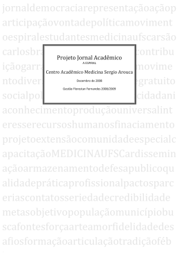 Diretrizes - Universidade Federal de S&atilde;o Carlos