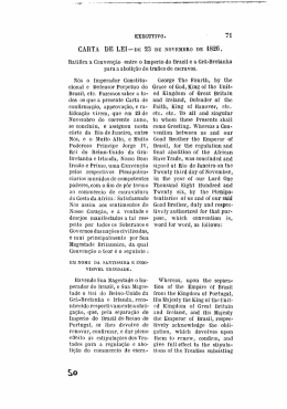 71 CARTA DE LEL-DE 23 DE NOVEMBRO ou 1826.