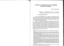a essencial priorização no supremo tribunal federal
