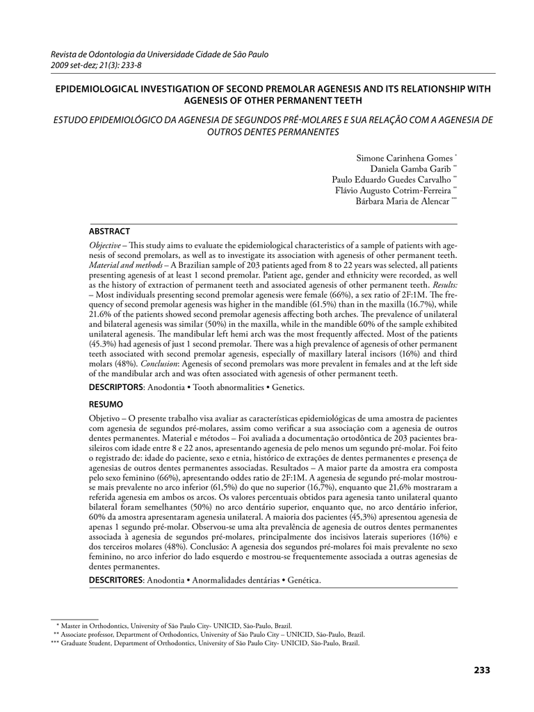 agenesia del dente 23 en