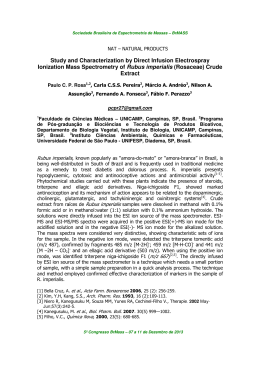 Study and Characterization by Direct Infusion