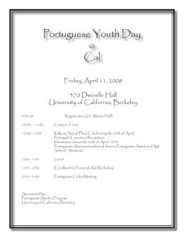 Portuguese Youth Day Cal - Institute of European Studies