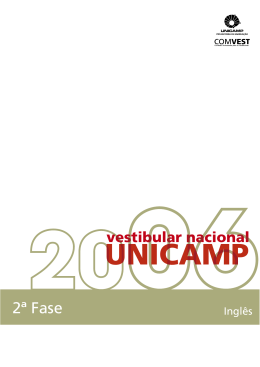 Ingl&ecirc;s - Unicamp