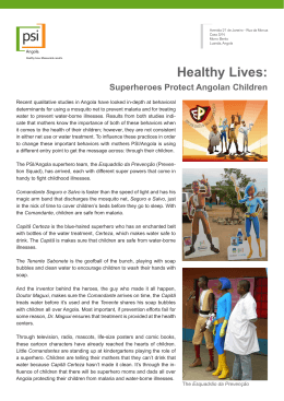 Healthy Lives: Superheroes Protect Angolan Children