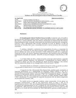 Inteiro Teor - Tribunal Regional Federal da 5&ordf; Regi&atilde;o