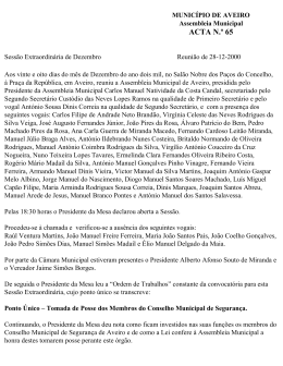 Sess&atilde;o Extraordin&aacute;ria de Dezembro