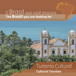 Cartilha de Turismo Cultural (em português e inglês)
