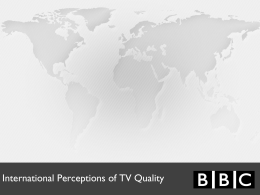International Perceptions of TV Quality