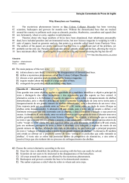 Ingl&ecirc;s - CCV/UFC