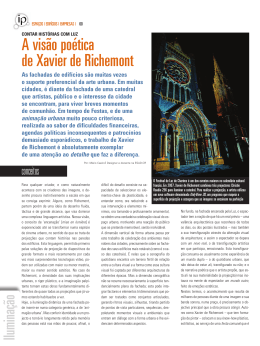 A vis&atilde;o po&eacute;tica de Xavier de Richemont