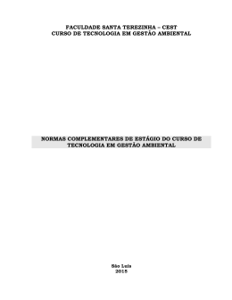 Est&aacute;gio Curricular Obrigat&oacute;rio