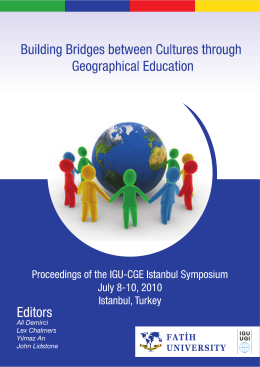 Proceedings of the IGU-CGE Istanbul Symposium July 8