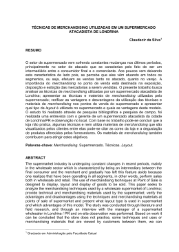 t&eacute;cnicas de merchandising utilizadas em um