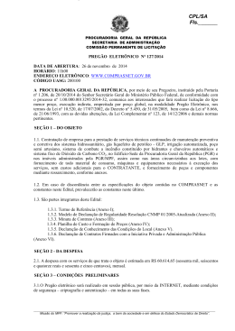 Edital - Portal da Transpar&ecirc;ncia