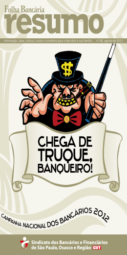1 - Sindicato dos Banc&aacute;rios e Financi&aacute;rios de S&atilde;o Paulo, Osasco e