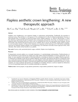 Flapless aesthetic crown lengthening: A new