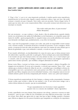 Dog`s city &ndash; four brief impressions