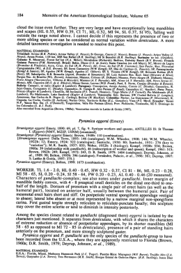 184 Memoirs of the American Entomological Institute, Volume 65