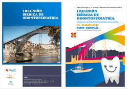 1 EEUNIÓN - Sociedade Portuguesa de Odontopediatria