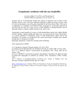 Geopolymer synthesis with the use of phyllite