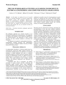 the use of research activities as learning instrument in electrical