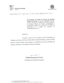 2858 &ndash; Douglas Eduardo Soares Pereira