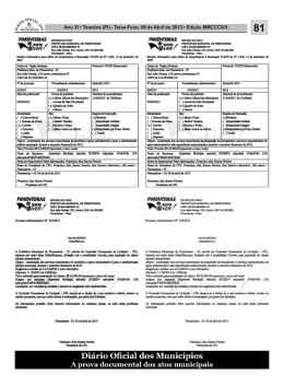81 - Diário Oficial dos Municípios