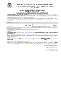 edital resumido concurso p&uacute;blico c&acirc;mara de