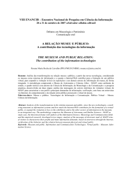 Projeto para P&oacute;s Doutorado no PPG-MUS