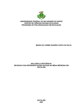 Em busca das representa&ccedil;&otilde;es sociais na m&iacute;dia impressa em Natal/RN