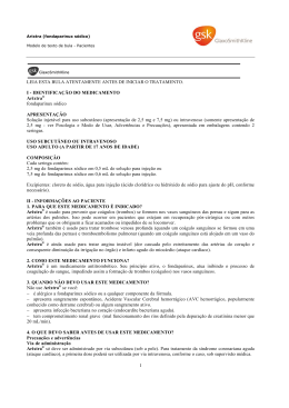 IDENTIFICA&Ccedil;&Atilde;O DO MEDICAMENTO Arixtra