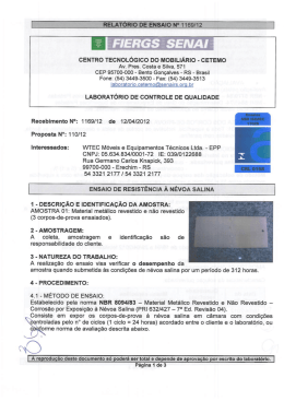Laudo t&eacute;cnico item 46 e 126