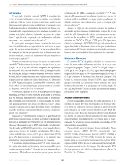 Introdu&ccedil;&atilde;o O agregado tri&oacute;xido mineral (MTA) &eacute;