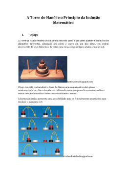 A Torre de Hanói e o Princípio da Indução Matemática