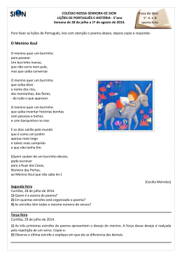 5&ordm; ano - Col&eacute;gio Nossa Senhora do Sion