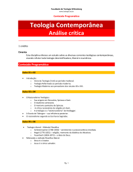 Hist&oacute;ria da Igreja I: Era Antiga - Faculdade de Teologia Wittenberg