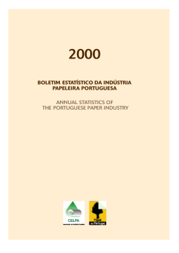 Boletim Estatístico da Celpa de 2000