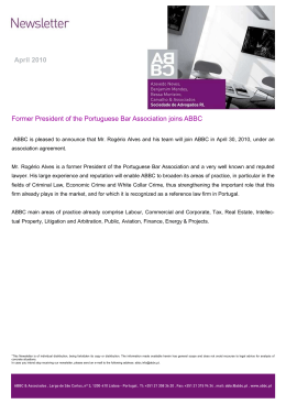 Former president of the portuguese bar association en.PUB