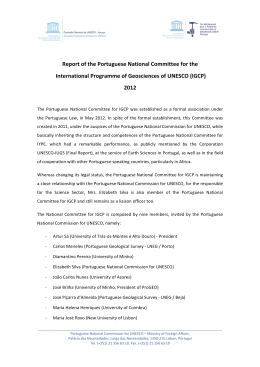 Report of the Portuguese National Committee for