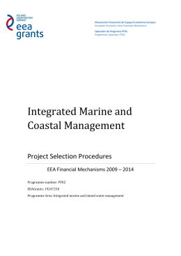 Integrated Marine and Coastal Management
