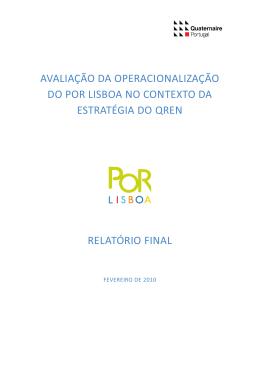 Sumário Executivo - Lisboa