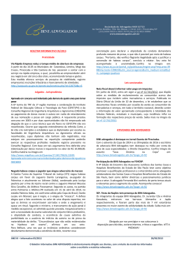 Informativo Bini Advogados (N26)