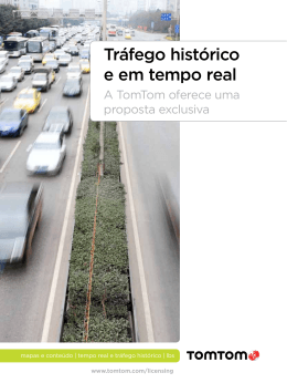 Baixe o catálogo de tráfego em tempo real e histórico