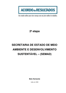 assessoria jurídica - semad - Secretaria de Estado de Meio