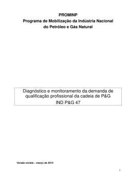 Diagn&oacute;stico e monitoramento da demanda de qualifica&ccedil;&atilde;o