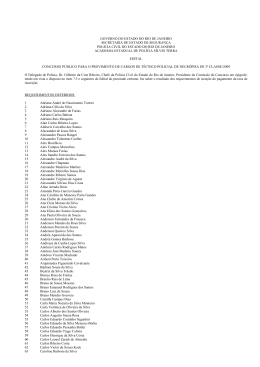Resultado Pedidos de isen&ccedil;&atilde;o
