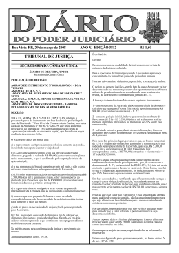 EDIÇÃO 3812.pmd - Diário da Justiça Eletrônico - TJRR